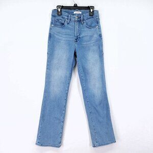 Good American Jeans Womens 2/26 Blue Good Straight Stretch Shaping Denim